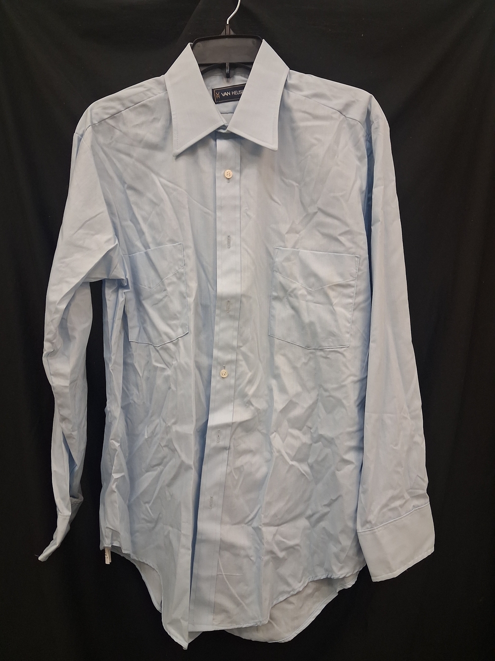 Van Heusen Light Blue Casual Button-Down Shirt